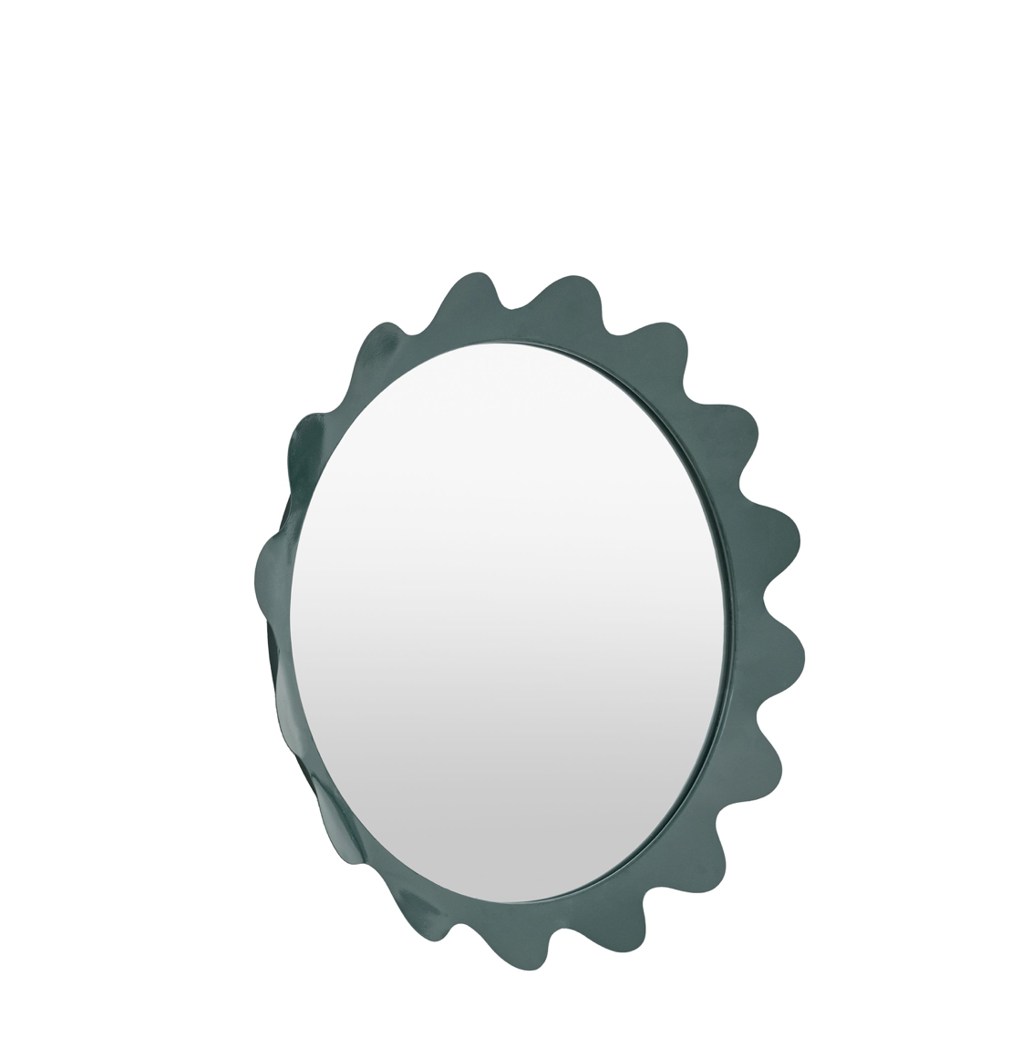 Shoreditch mirror teal (w)600mm x (d)55mm x (h)600mm - WowCornwall