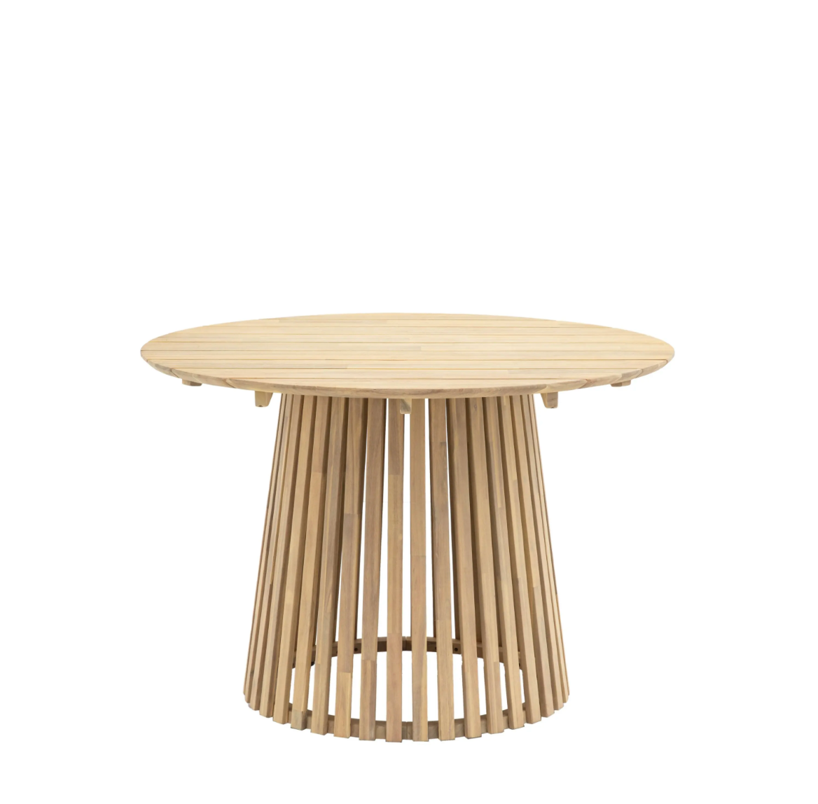 Rialto Round Dining Table 4 Seater 1100x1100x750mm - WowCornwall