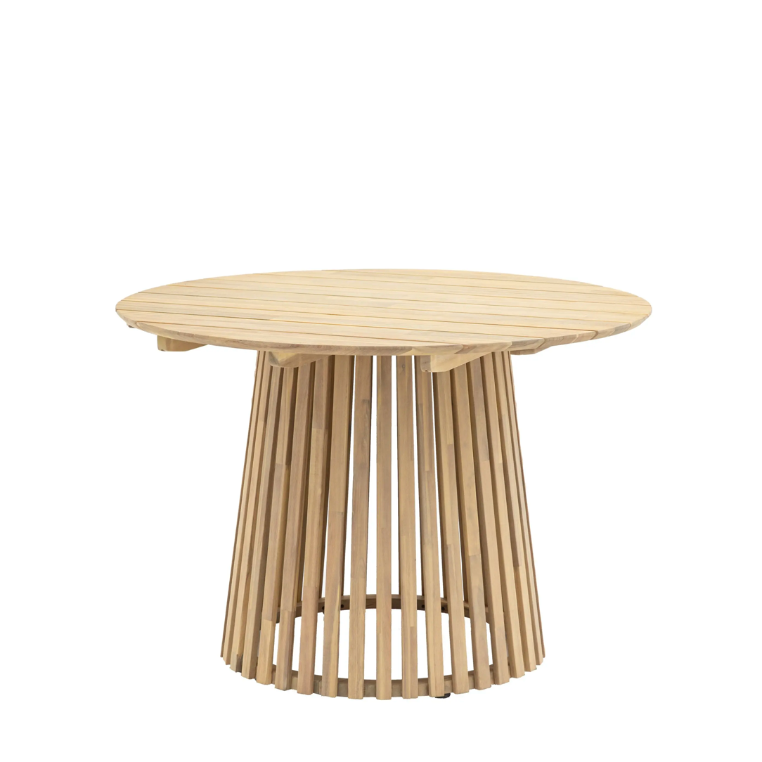 Rialto Round Dining Table 4 Seater 1100x1100x750mm - WowCornwall