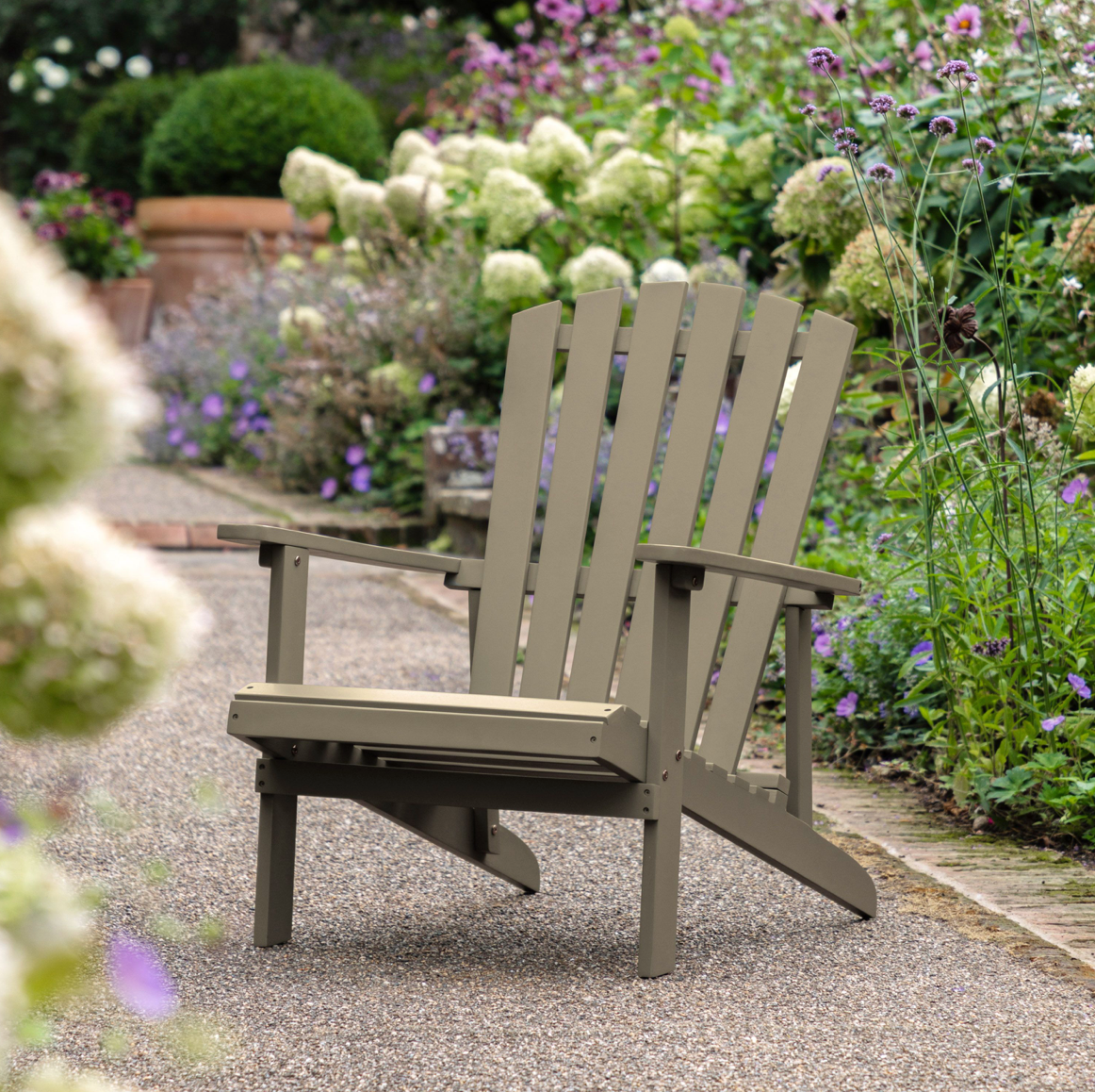 Siena Lounge Chair Grey 660x820x850mm - WowCornwall