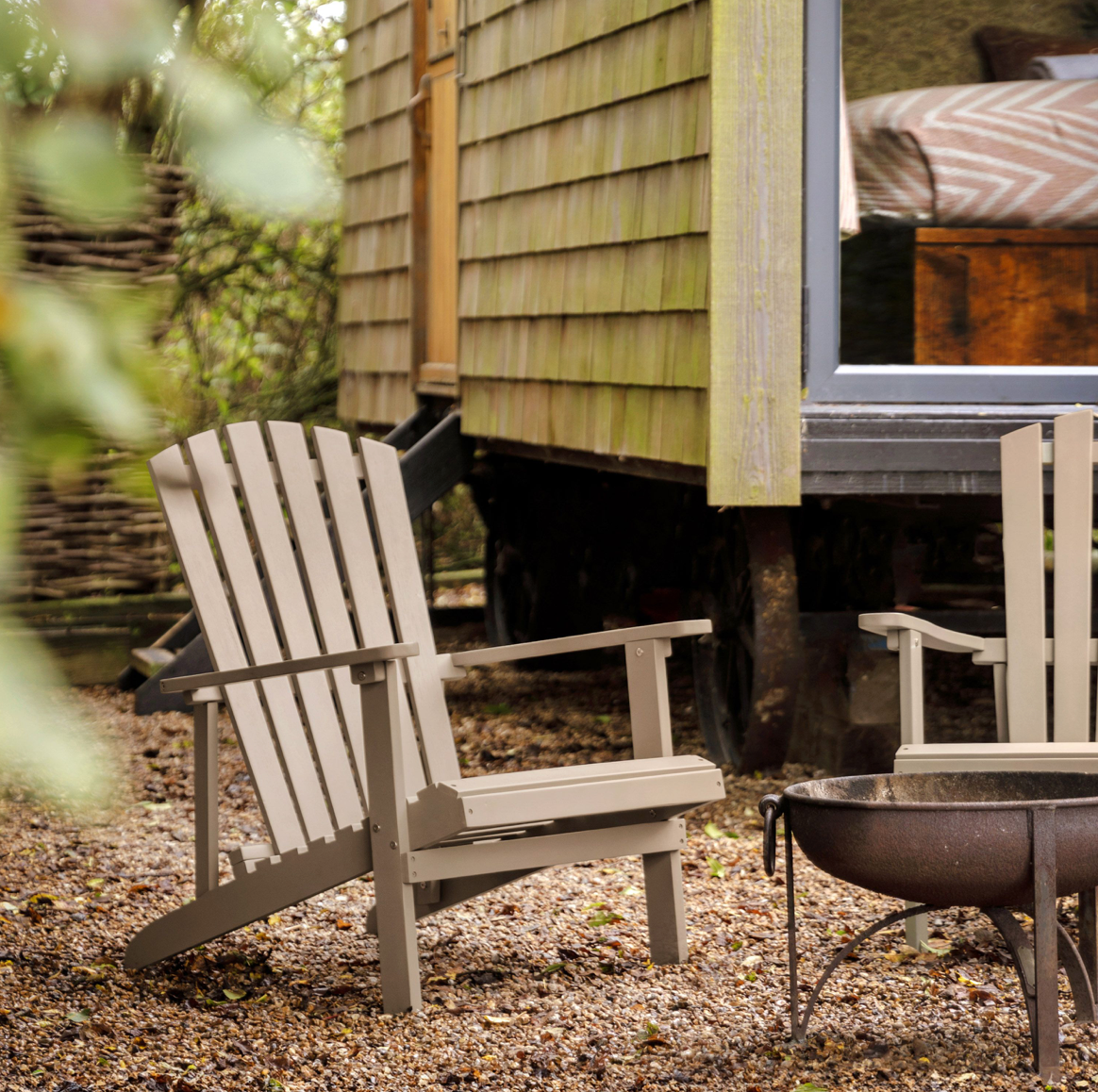 Siena Lounge Chair Taupe 660x820x850mm - WowCornwall