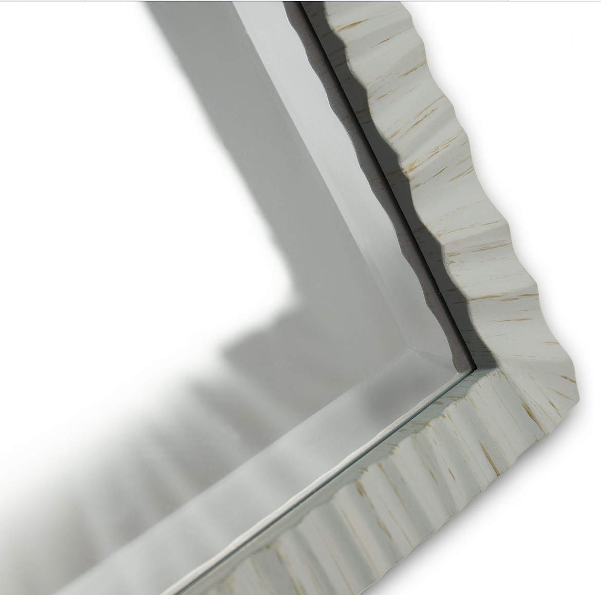 Cromer Mirror Soft Grey - WowCornwall