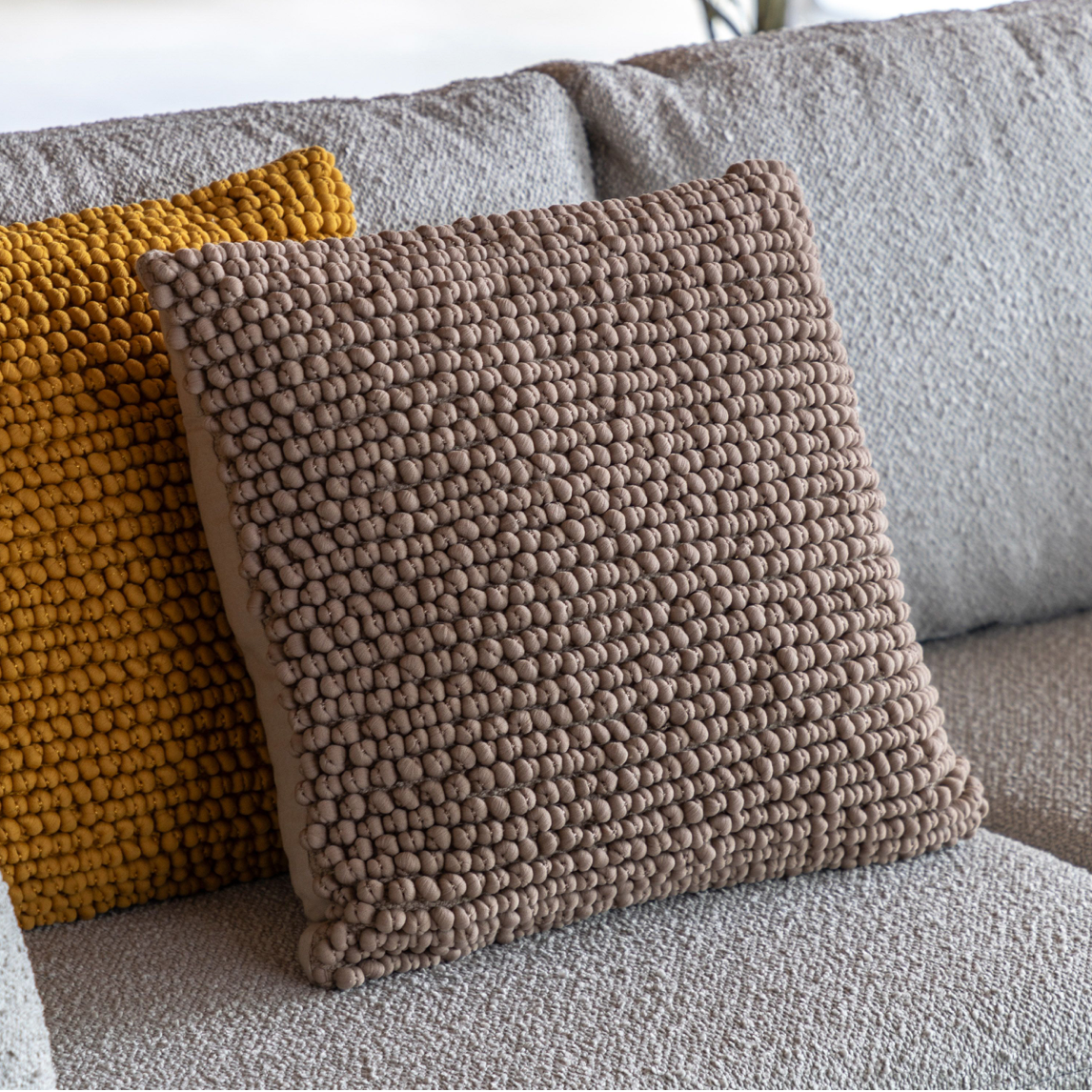 Pino Cushion, Taupe - WowCornwall