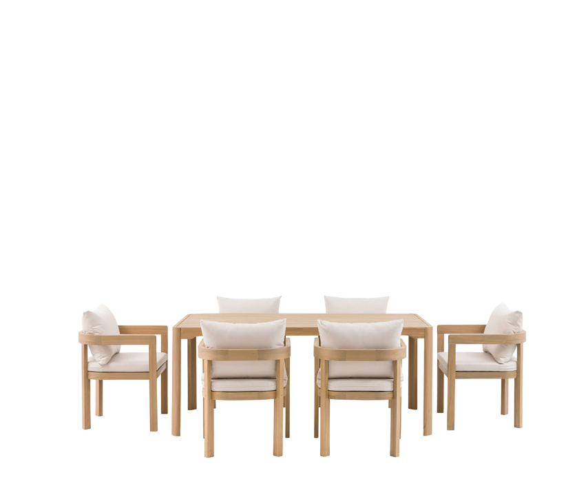 Madeira 6 Seater Dining Set