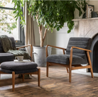 Datsun armchair Charcoal - 690mm x 760mm x 800mm - WowCornwall