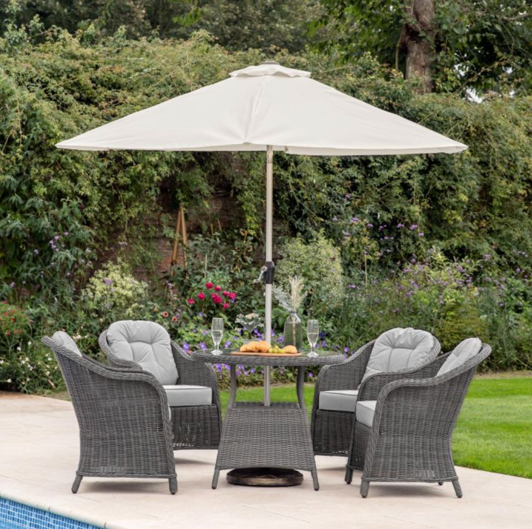 Vazzano 2x3m Parasol Cream - WowCornwall