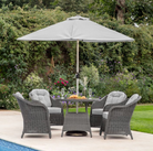Vazzano 2x3m Parasol Grey - WowCornwall