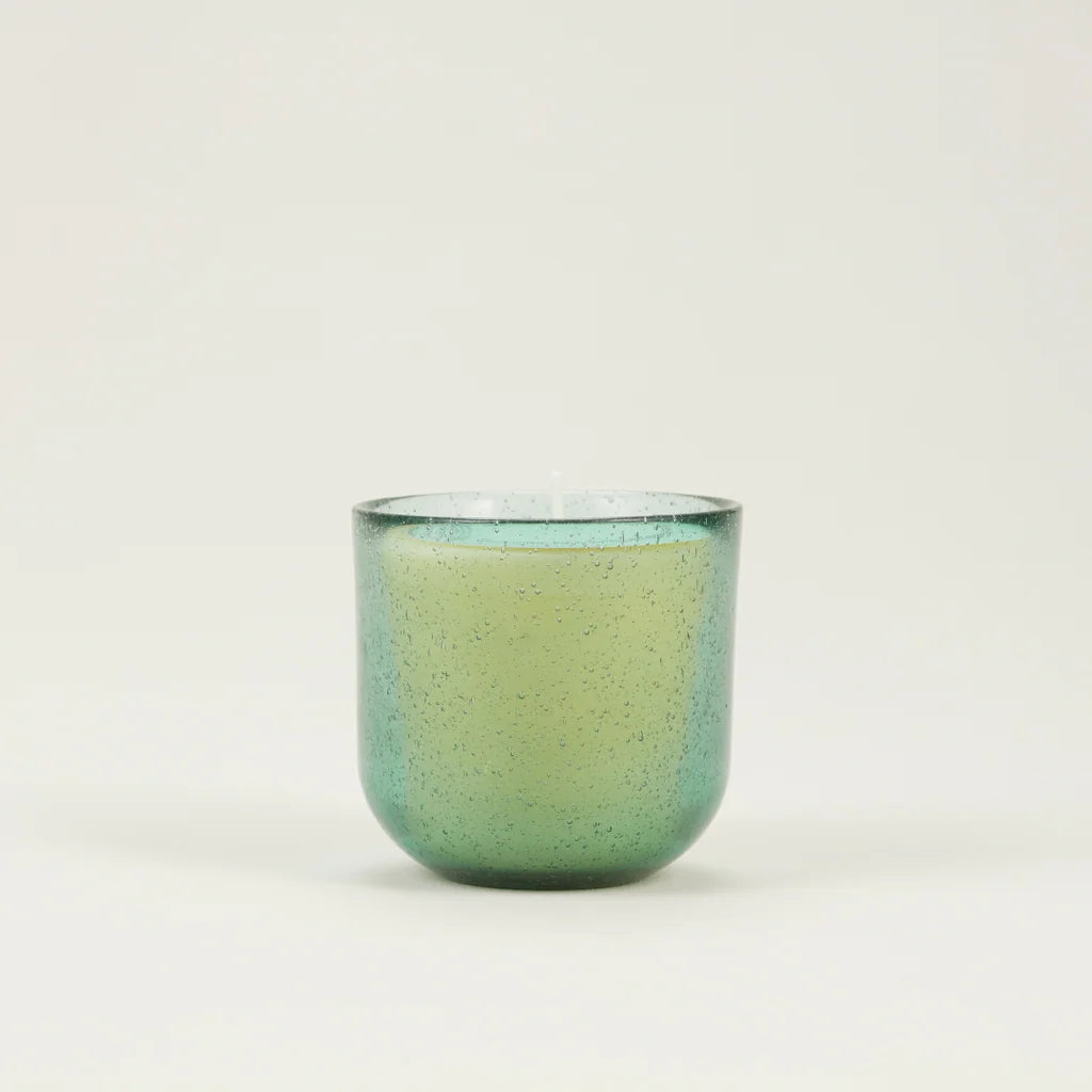 Sea Moss & Driftwood, Sea Garden Glass Candle - WowCornwall