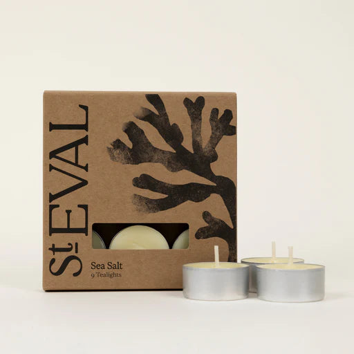 Sea Salt Scented Tealights - WowCornwall