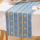Sea Shells Indoor/Outdoor Table Runner, Two Sizes - WowCornwall