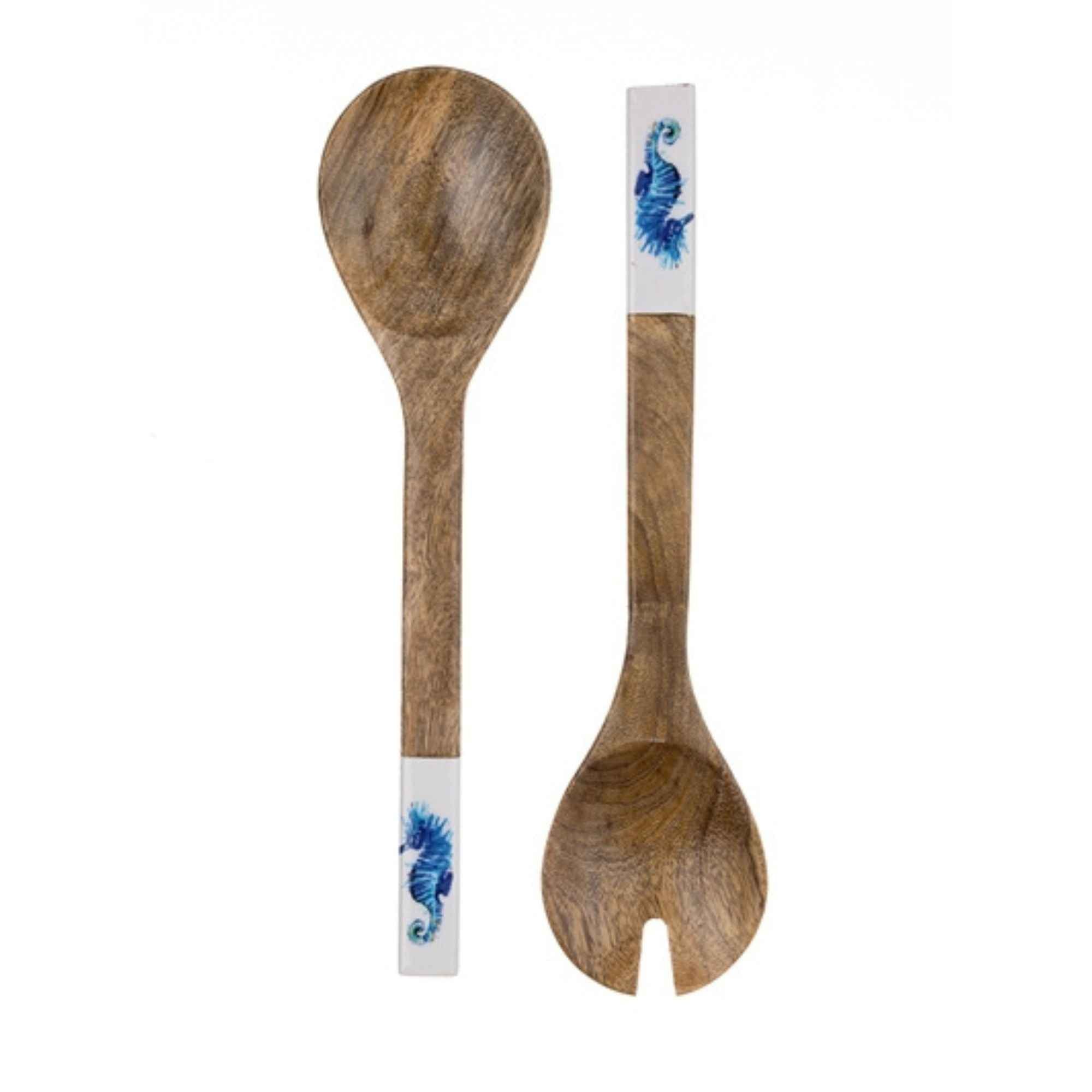 Shoeless Joe Seahorse Salad Servers