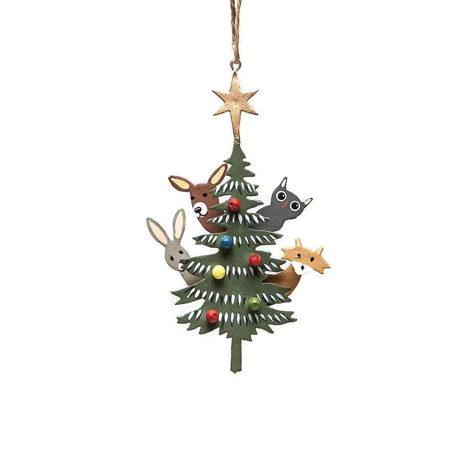 Xmas Peek-A-Boo Hanger Christmas Decoration by Shoeless Joe