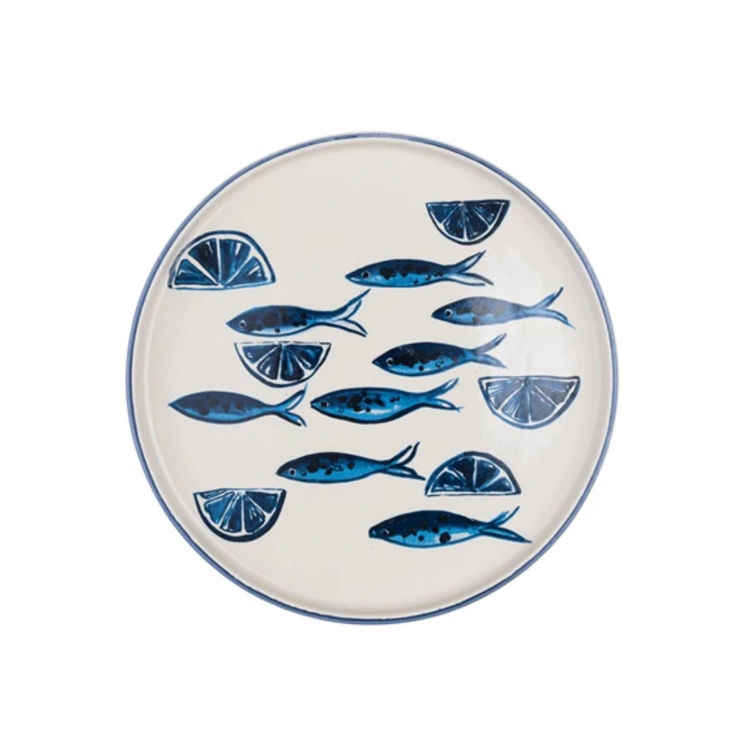 Shoeless Joe Fish & Lemons Plate – 19.5cm