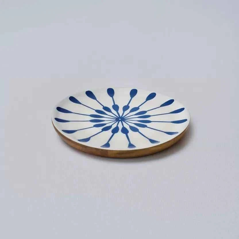 Sokka Jardin Stripes Wooden Plate