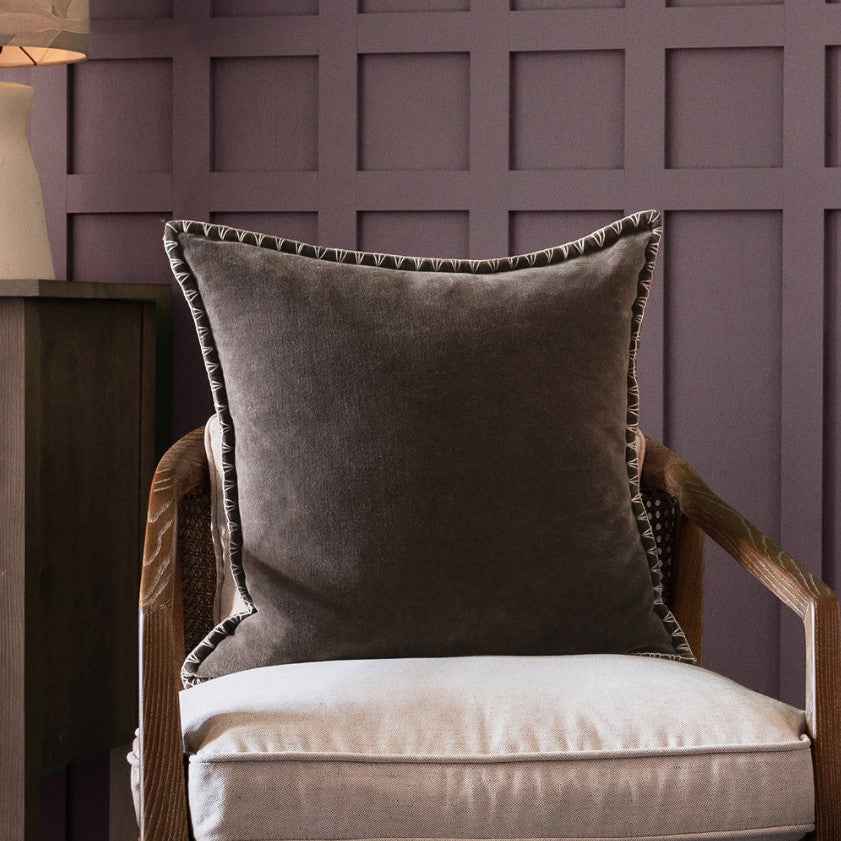 Border Cushion - Iron