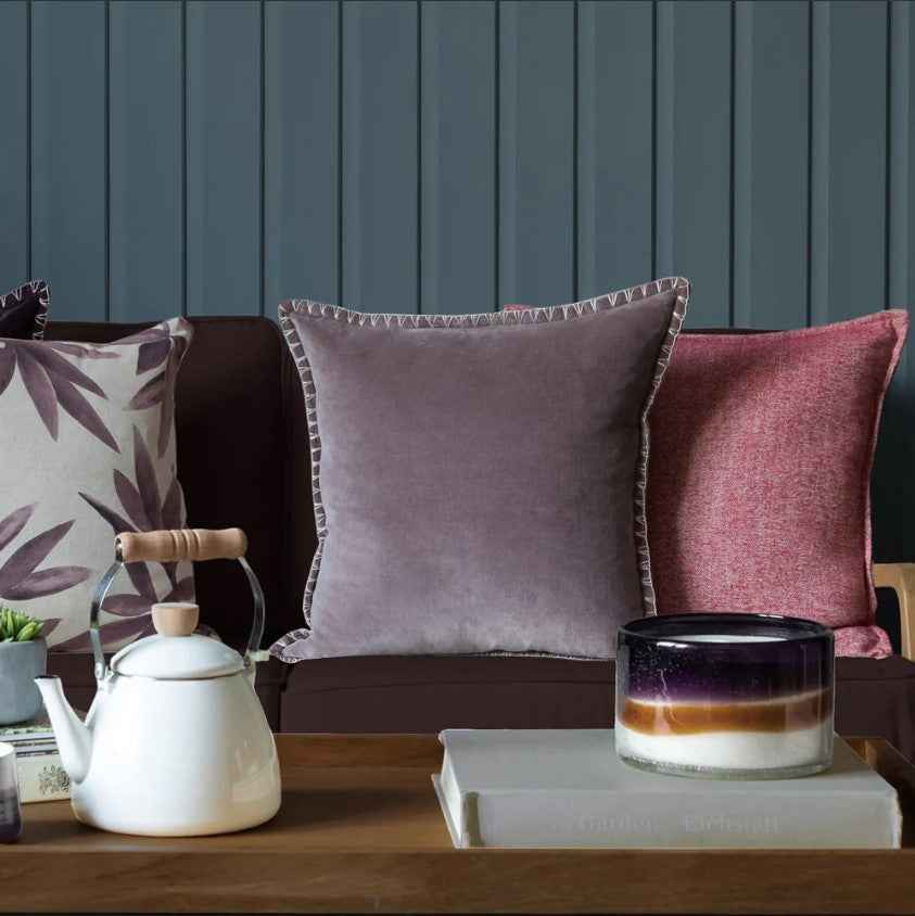 Border Cushion - Lavender