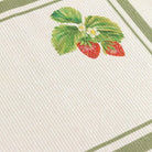 Strawberry Stripes Set of 4 Indoor / Outdoor Placemats Green - WowCornwall