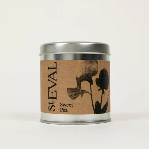 Sweetpea, Scented Tin Candle - WowCornwall