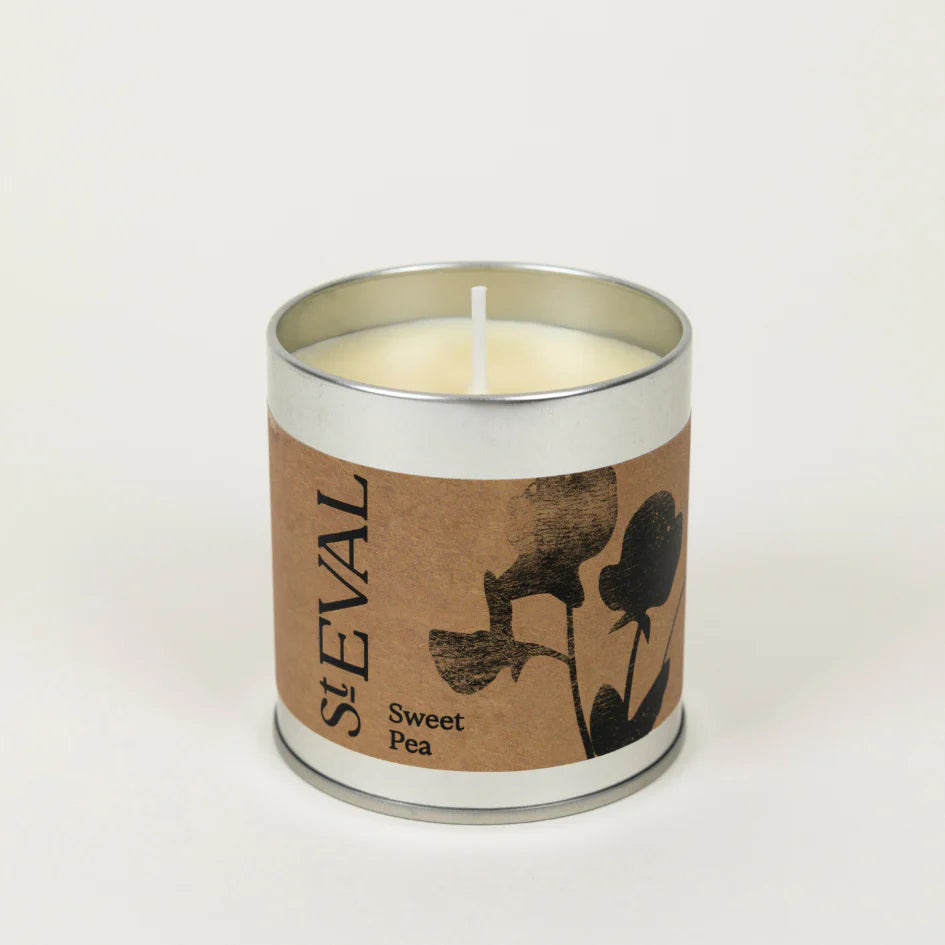 Sweetpea, Scented Tin Candle - WowCornwall