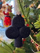Black Glass Club Bauble Decoration - WowCornwall