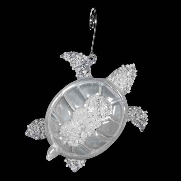 White Turtle Bauble Decoration