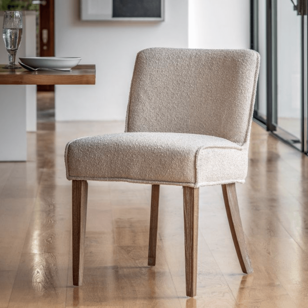 Tarnby Chair Taupe (2pk) - WowCornwall