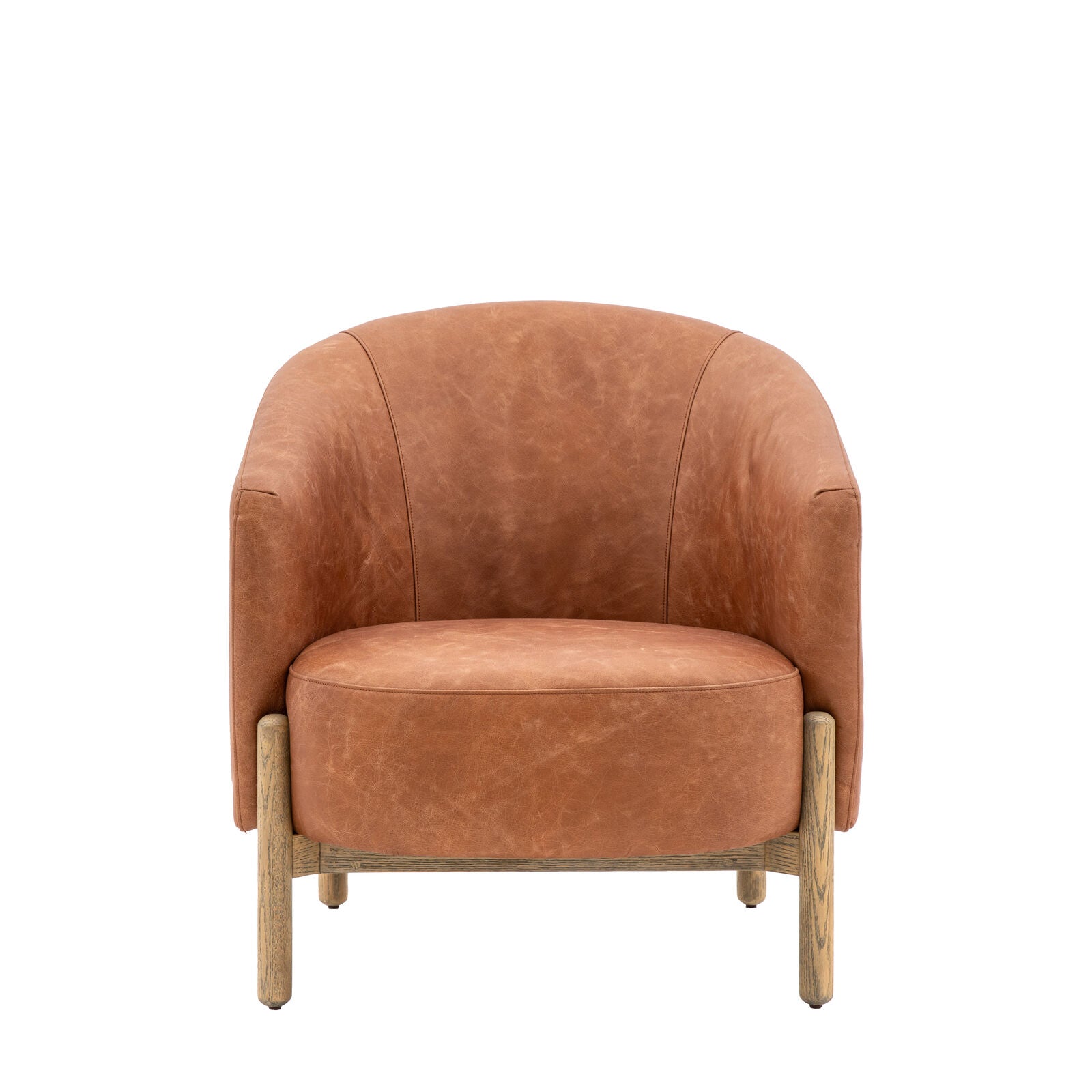 Tindon Armchair Vintage Brown Leather