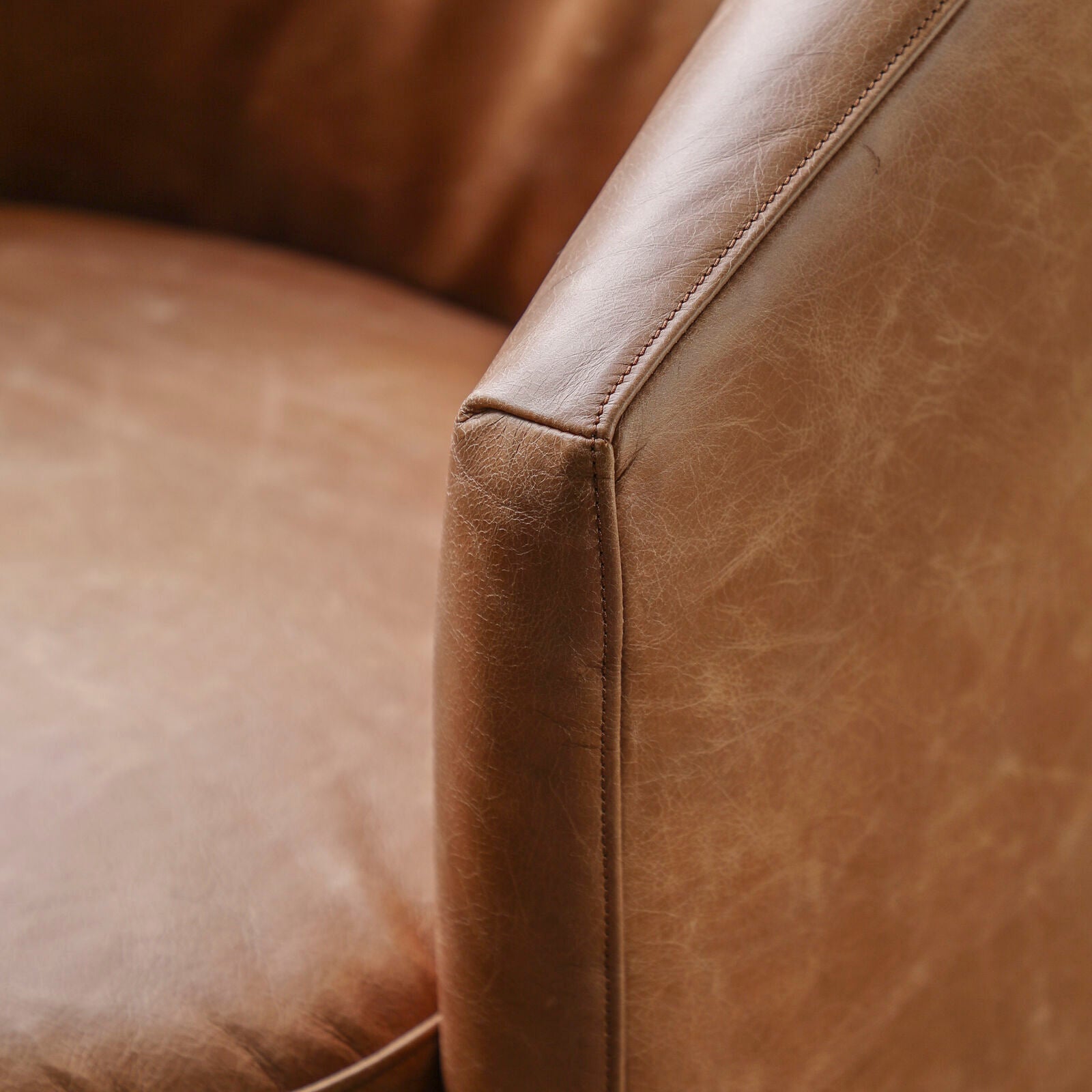 Tindon Armchair Vintage Brown Leather