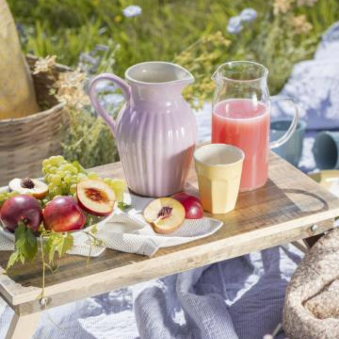 Mynte Pitcher With Grooves in eight colours - WowCornwall