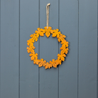 Metal Autumnal Leaf Wreath - WowCornwall