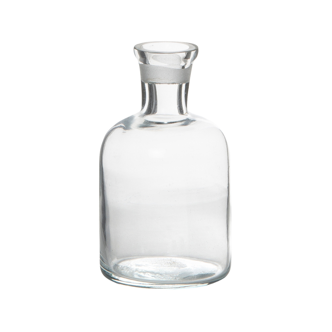 Pharmacy Glass Candle Holder Medium - WowCornwall