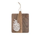 Square Pinecone Serving Board - WowCornwall