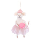 French Mouse with Macaroon Felt Decoration - WowCornwall