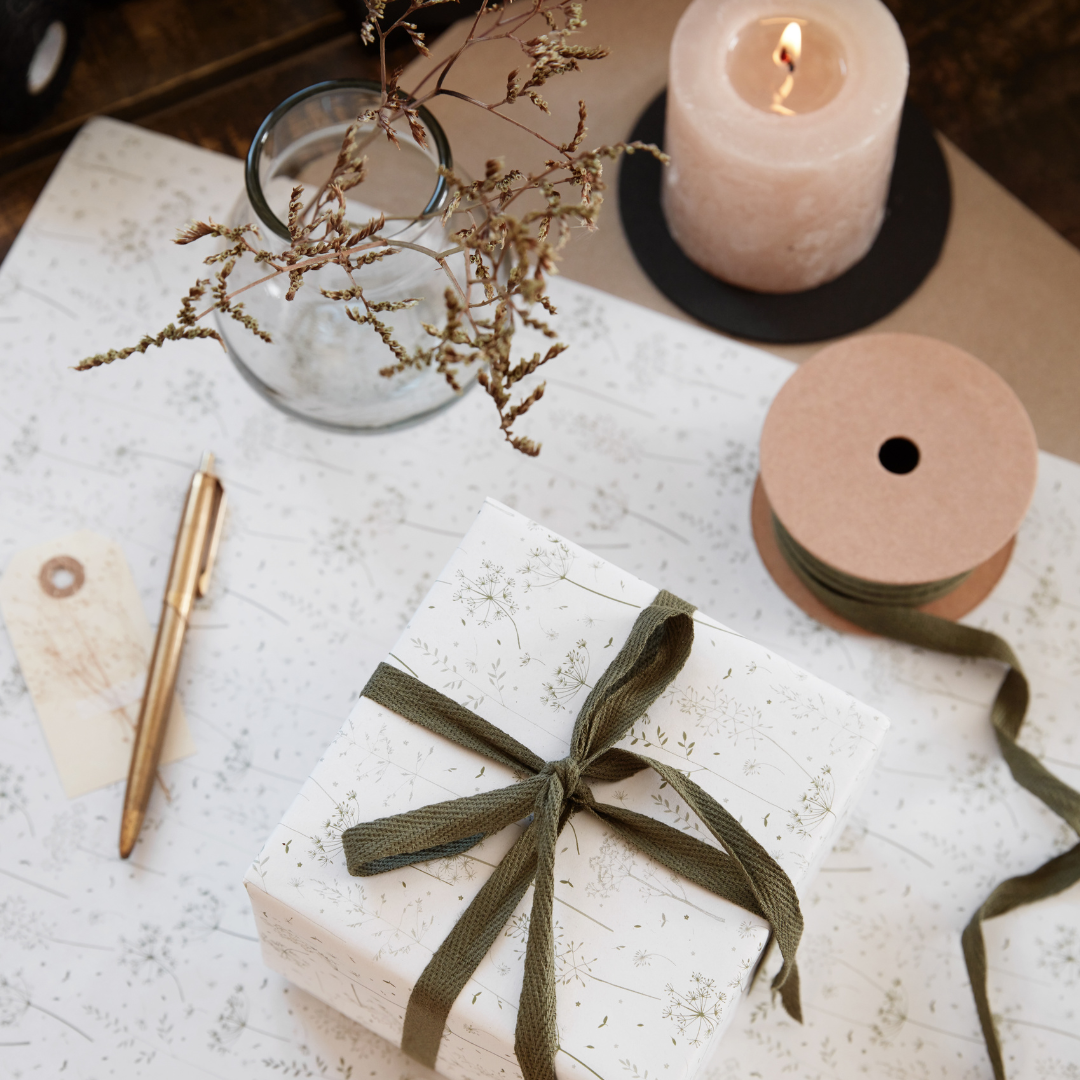 Cotton Ribbon in Moss Green 5m - WowCornwall