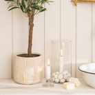 Glass Candle Holder Glass Medium - WowCornwall