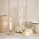 Glass Candle Holder Glass Medium - WowCornwall