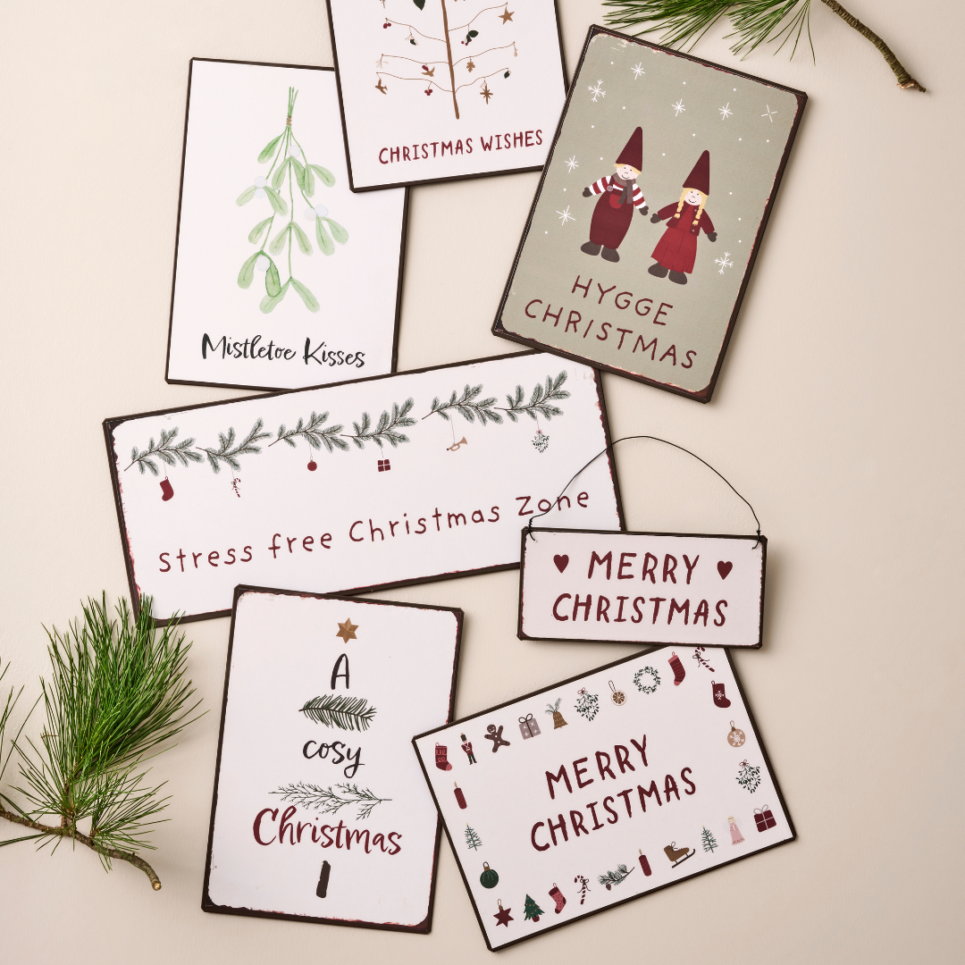 Stress Free Christmas Zone Sign - WowCornwall