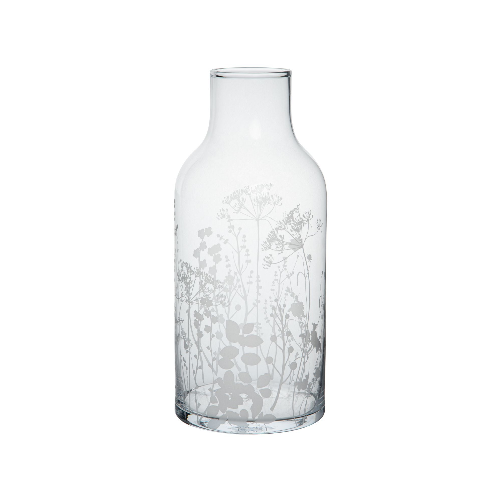Glass Vase, Meadow Flowers - WowCornwall