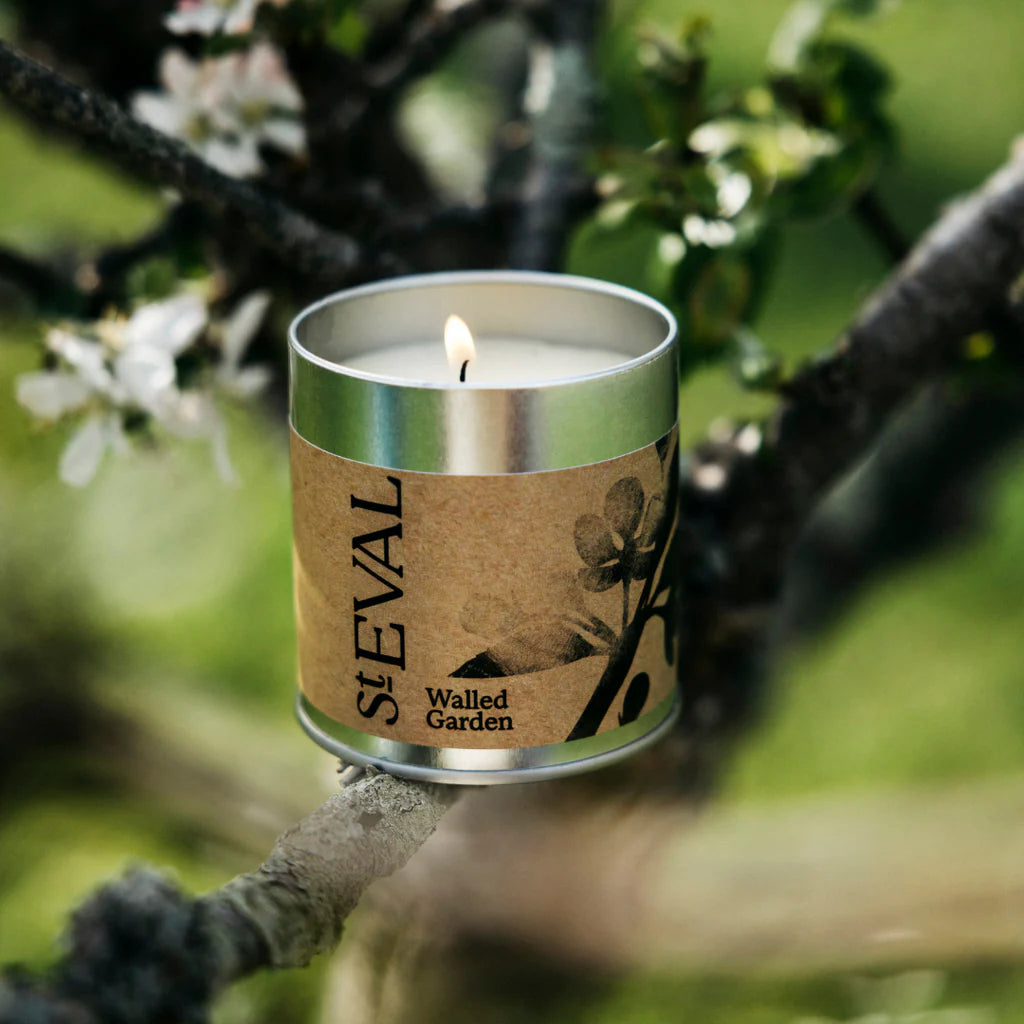 Walled garden, Scented Tin Candle - WowCornwall