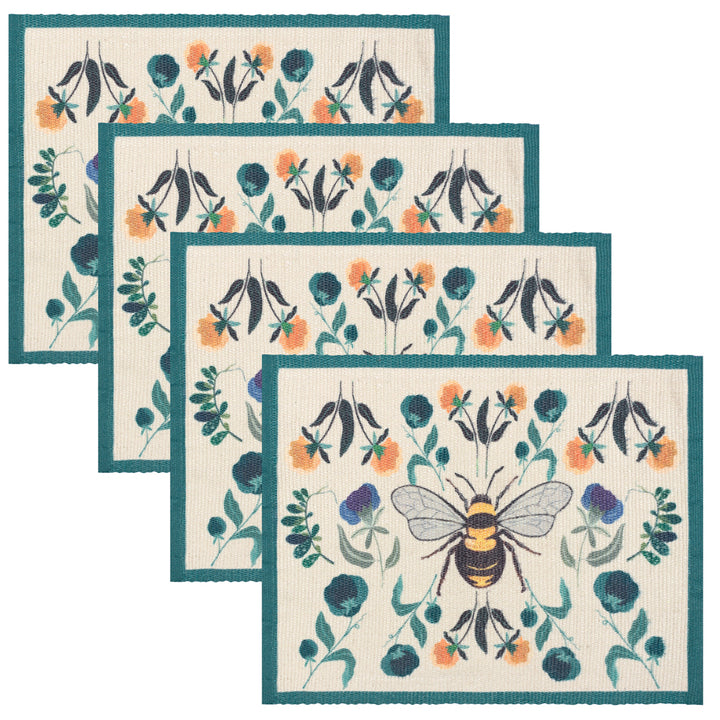 Wild Garden Set of 4 Indoor / Outdoor Placemats - WowCornwall