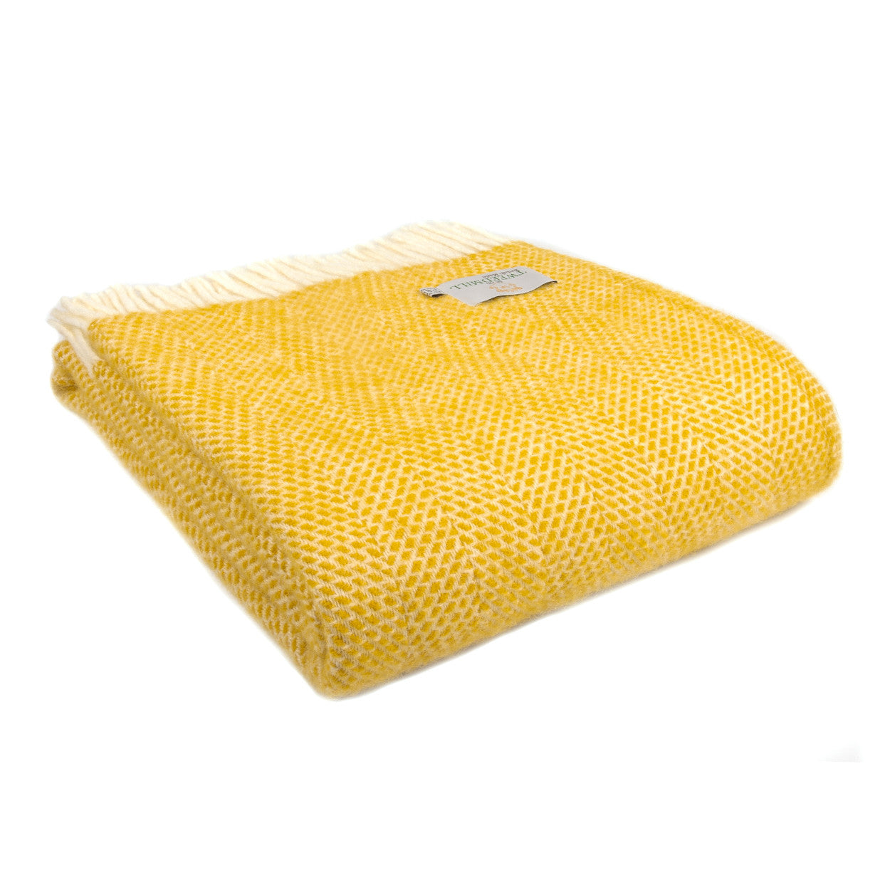 Beehive Yellow Throw - WowCornwall