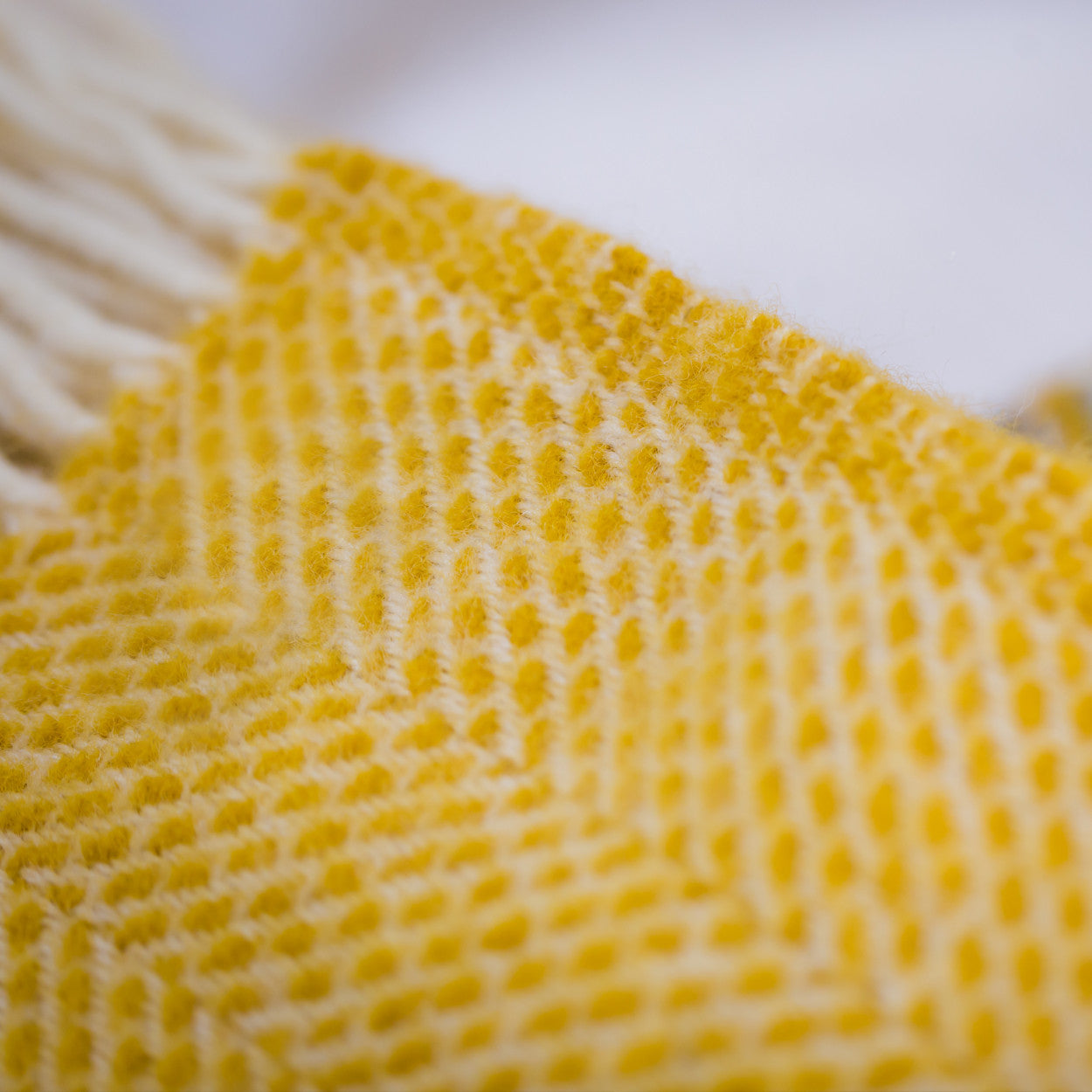 Beehive Yellow Throw - WowCornwall