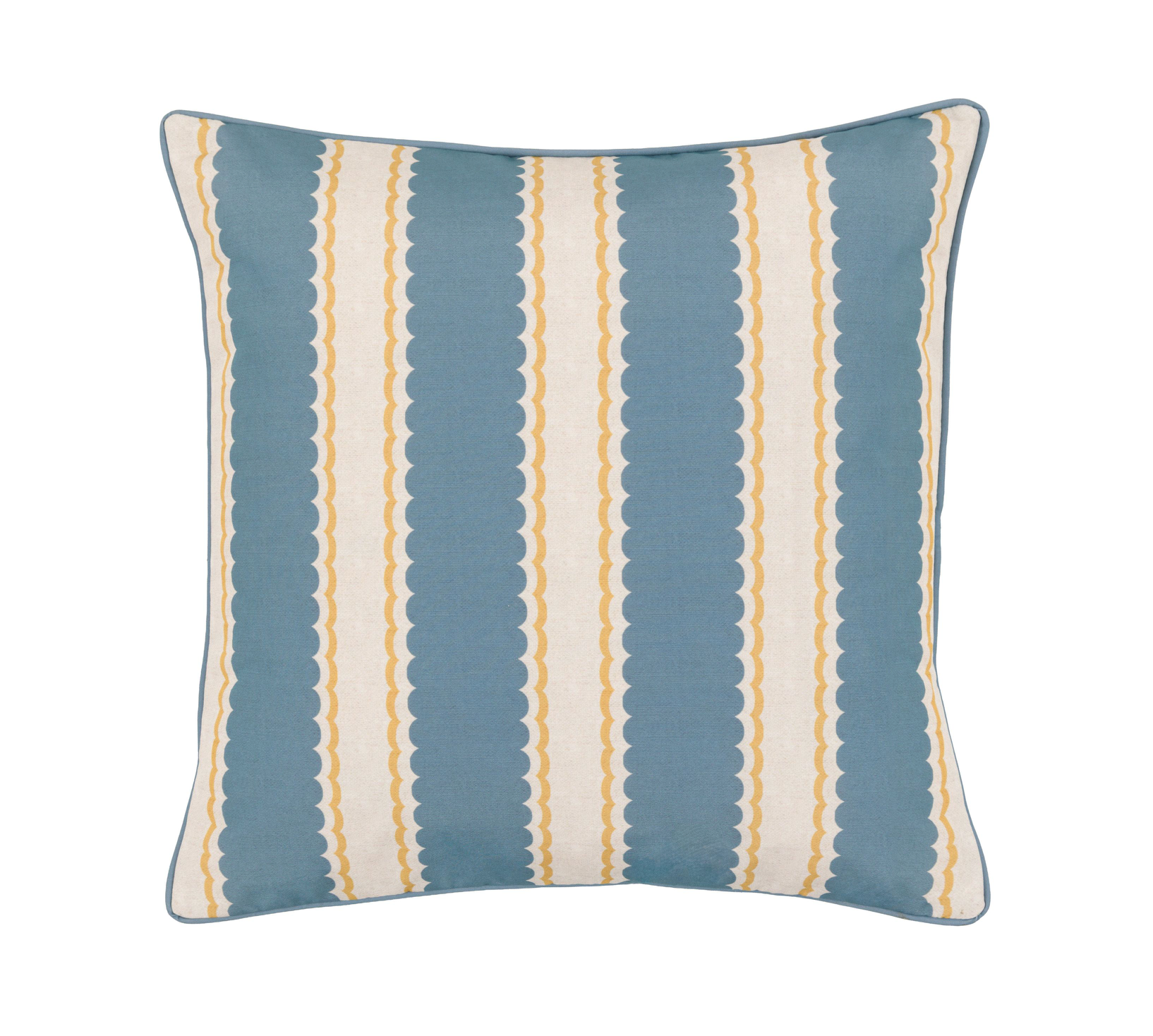 Calivana Cushion Blue & Ochre