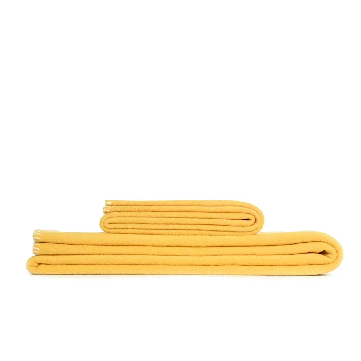 Tweedmill Fleece Throw in Camel, Custard, Forest, Parsley or Oatmeal