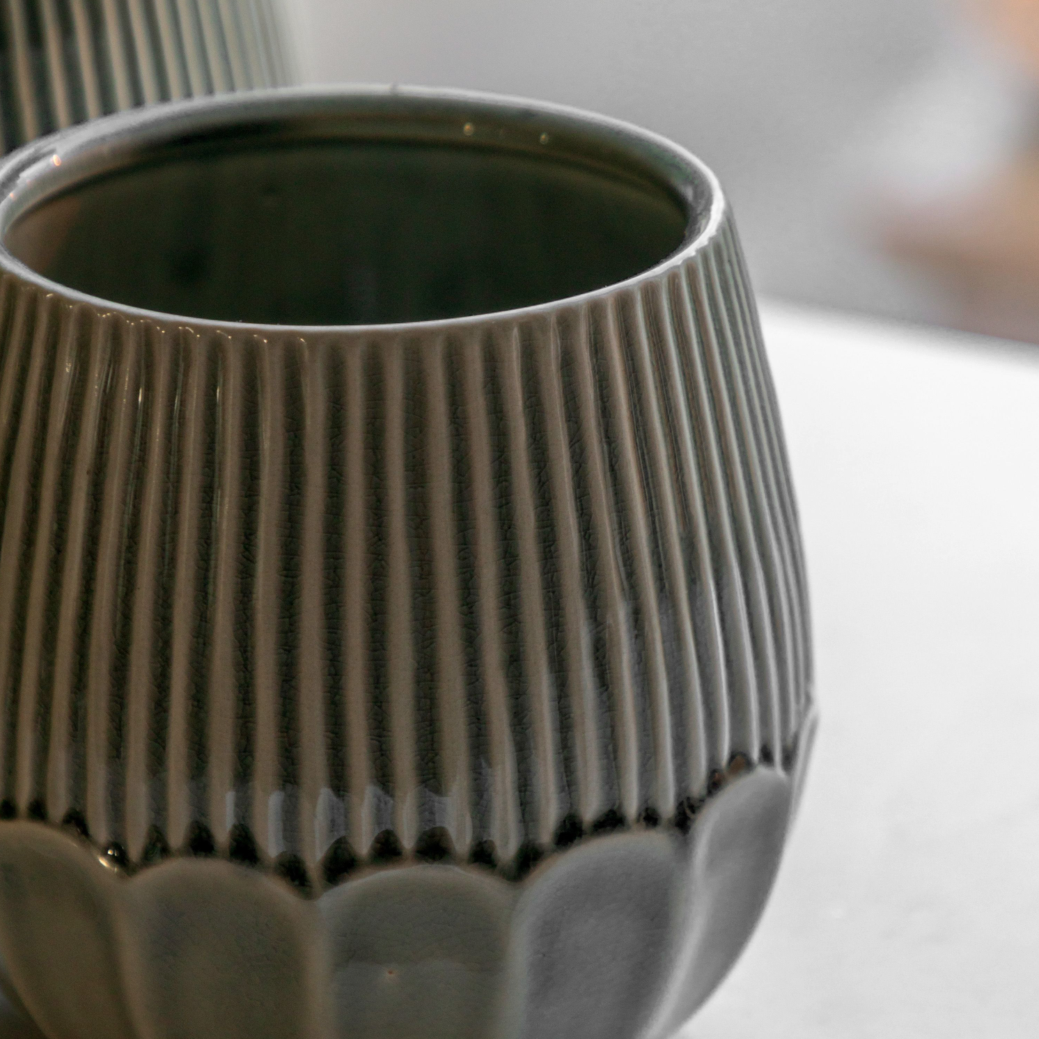 Elia Ceramic Planter Green - Small