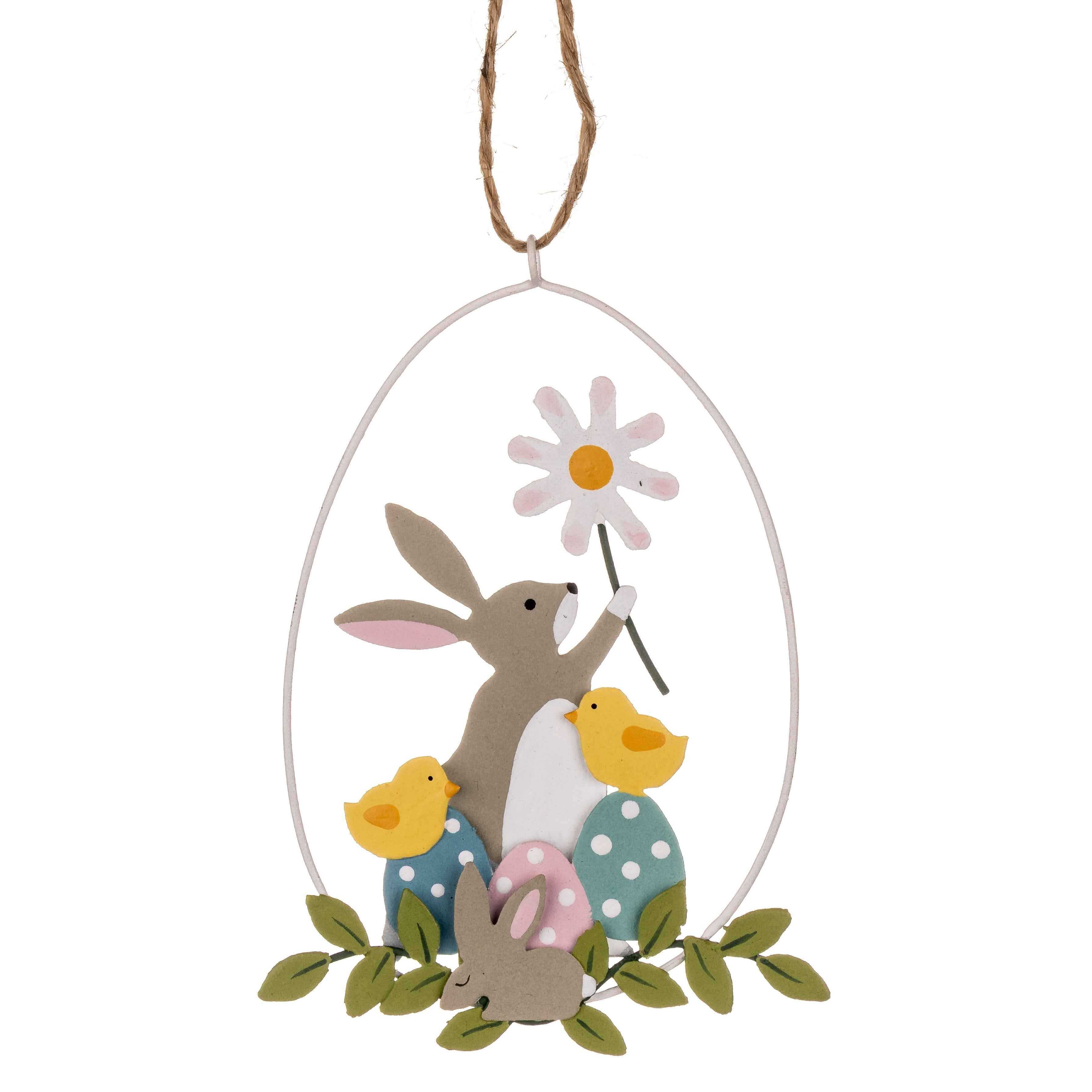 Easter Scene Egg Hanging Decoration – Easter 2026