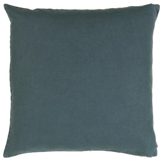 Linen Square Cushion, Historical Blue - WowCornwall