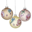 Birds & Flowers  Baubles - Each - WowCornwall