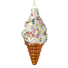 Glass ice cream cone with sprinkles - WowCornwall