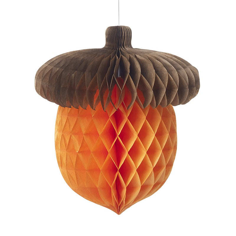 Small Paper Hanging Acorn - WowCornwall